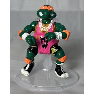 VTG Playmates TMNT 1991 Shell Slammin’ Mike Teenage Mutant Ninja Turtles Figure